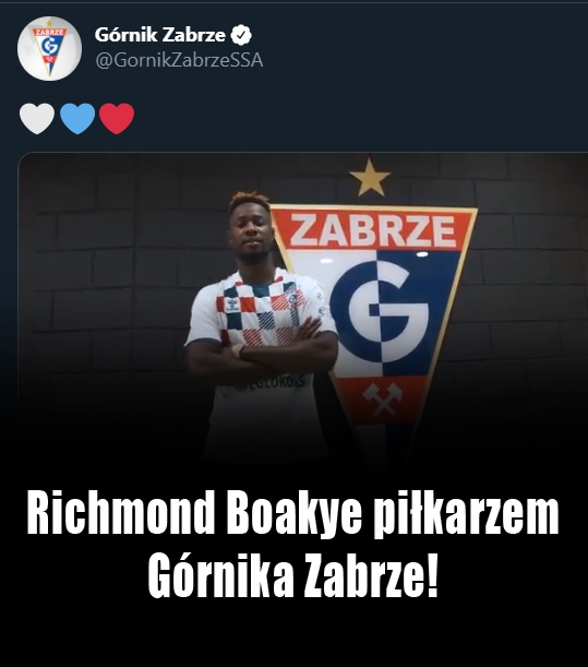 Górnik Zabrze prezentuje nowego zawodnika!